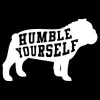 Humble Yourself Dog Button