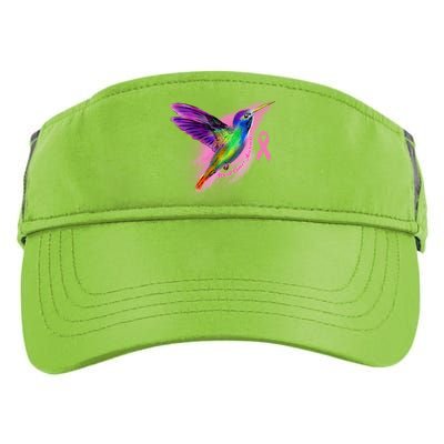 Humming Bird Breast Cancer Awareness Adult Drive Performance Visor