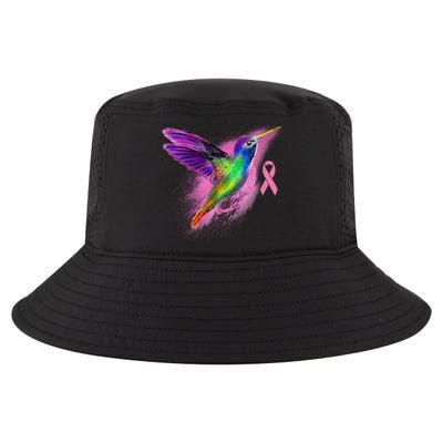 Humming Bird Breast Cancer Awareness Cool Comfort Performance Bucket Hat