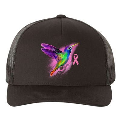 Humming Bird Breast Cancer Awareness Yupoong Adult 5-Panel Trucker Hat