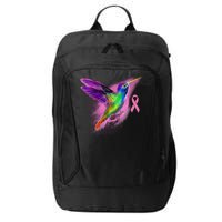 Humming Bird Breast Cancer Awareness City Backpack