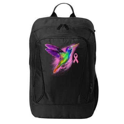 Humming Bird Breast Cancer Awareness City Backpack