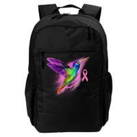 Humming Bird Breast Cancer Awareness Daily Commute Backpack