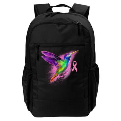 Humming Bird Breast Cancer Awareness Daily Commute Backpack