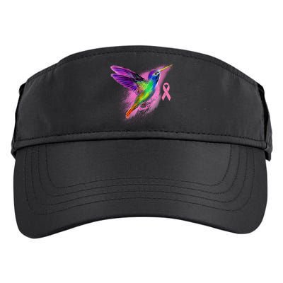 Humming Bird Breast Cancer Awareness Adult Drive Performance Visor