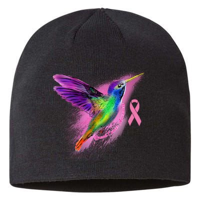 Humming Bird Breast Cancer Awareness Sustainable Beanie