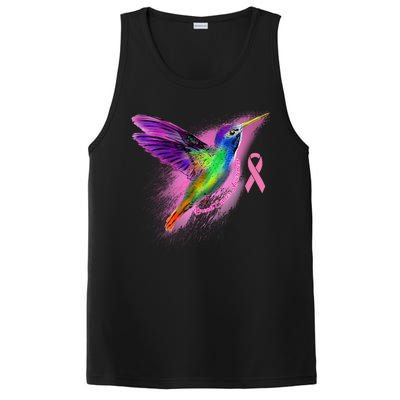 Humming Bird Breast Cancer Awareness PosiCharge Competitor Tank