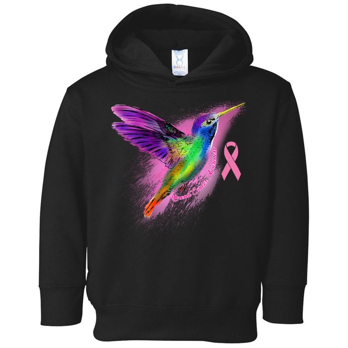 Humming Bird Breast Cancer Awareness Toddler Hoodie