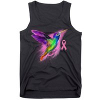 Humming Bird Breast Cancer Awareness Tank Top