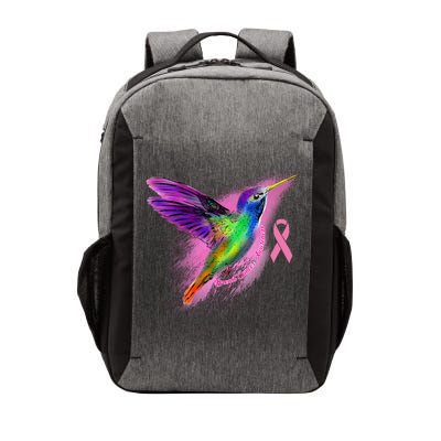 Humming Bird Breast Cancer Awareness Vector Backpack