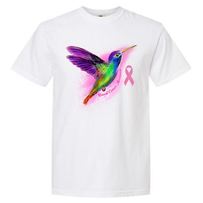 Humming Bird Breast Cancer Awareness Garment-Dyed Heavyweight T-Shirt