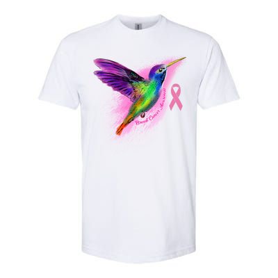 Humming Bird Breast Cancer Awareness Softstyle CVC T-Shirt