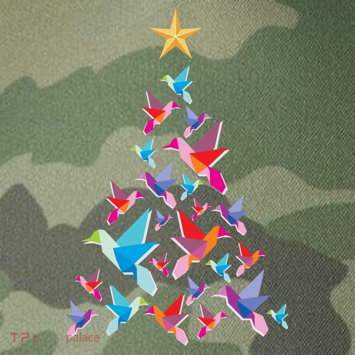 Humming Bird Christmas Tree Legacy Tie Dye Trucker Hat