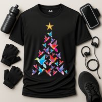 Humming Bird Christmas Tree Performance Shirt