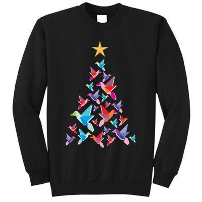 Humming Bird Christmas Tree Sweatshirt