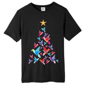 Humming Bird Christmas Tree Tall Fusion ChromaSoft Performance T-Shirt