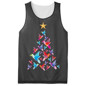 Humming Bird Christmas Tree Mesh Reversible Basketball Jersey Tank