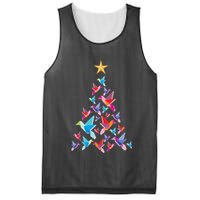 Humming Bird Christmas Tree Mesh Reversible Basketball Jersey Tank