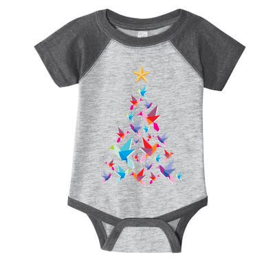 Humming Bird Christmas Tree Infant Baby Jersey Bodysuit