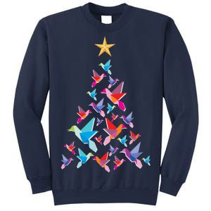 Humming Bird Christmas Tree Sweatshirt