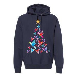 Humming Bird Christmas Tree Premium Hoodie