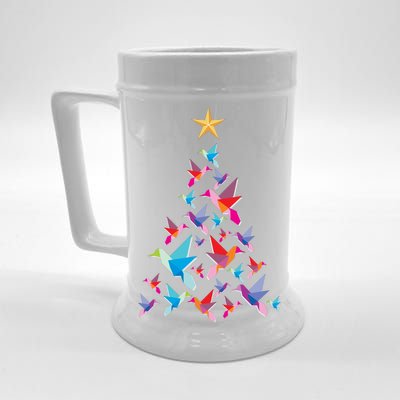 Humming Bird Christmas Tree Beer Stein