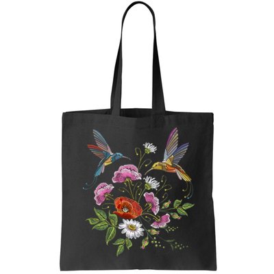 Humming Birds Flowers Bag