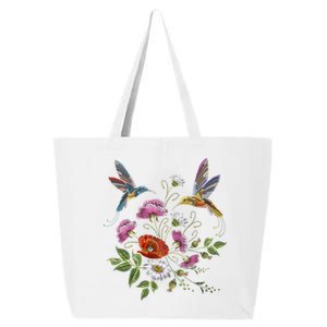 Humming Birds Flowers 25L Jumbo Tote