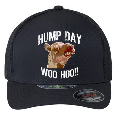 Hump Day Woo Hoo Camel Face Flexfit Unipanel Trucker Cap