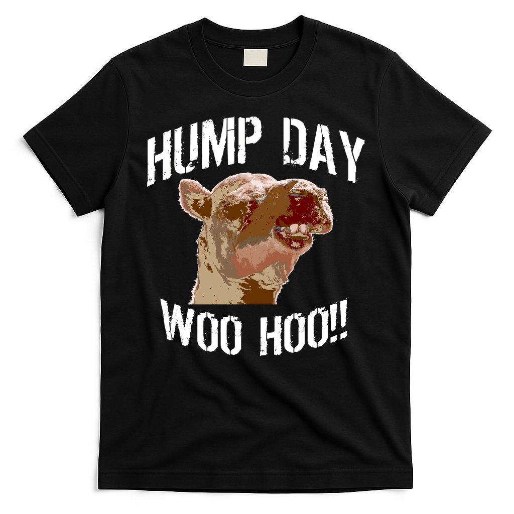 Hump Day Woo Hoo Camel Face T-Shirt