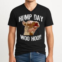 Hump Day Woo Hoo Camel Face V-Neck T-Shirt