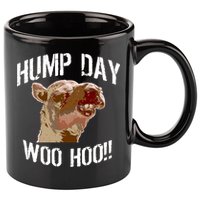Hump Day Woo Hoo Camel Face 11oz C Handle Ceramic Mug