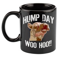 Hump Day Woo Hoo Camel Face 11oz C Handle Ceramic Mug