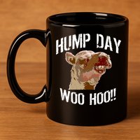 Hump Day Woo Hoo Camel Face 11oz C Handle Ceramic Mug