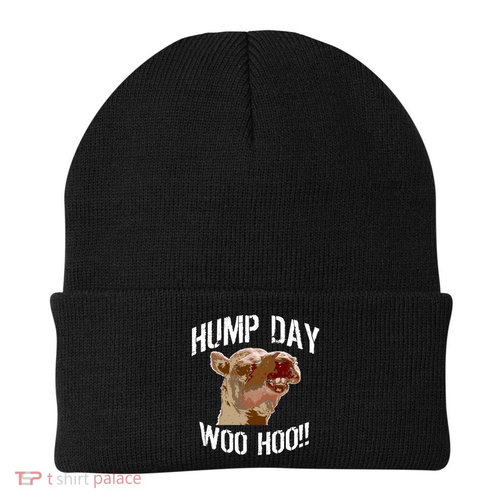 Hump Day Woo Hoo Camel Face Beanie