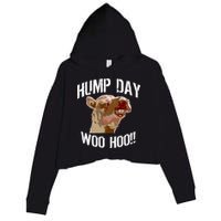 Hump Day Woo Hoo Camel Face Crop Fleece Hoodie