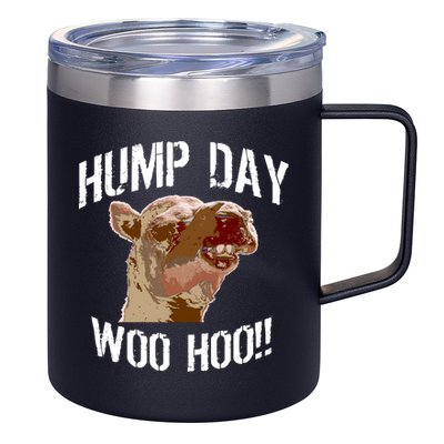 Hump Day Woo Hoo Camel Face 12oz Stainless Steel Coffee Mug