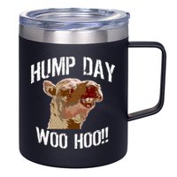 Hump Day Woo Hoo Camel Face 12oz Stainless Steel Coffee Mug