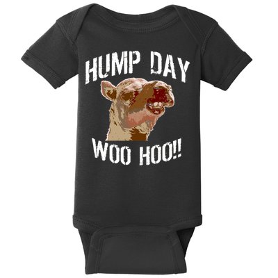 Hump Day Woo Hoo Camel Face Baby Bodysuit