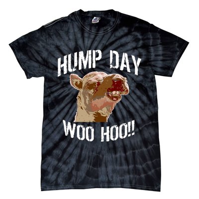 Hump Day Woo Hoo Camel Face Tie-Dye T-Shirt