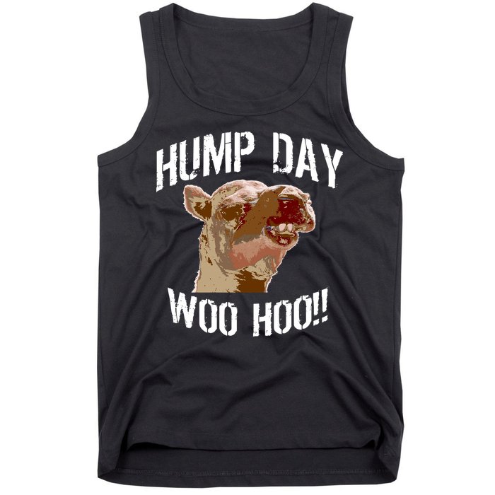 Hump Day Woo Hoo Camel Face Tank Top