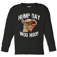 Hump Day Woo Hoo Camel Face Toddler Long Sleeve Shirt