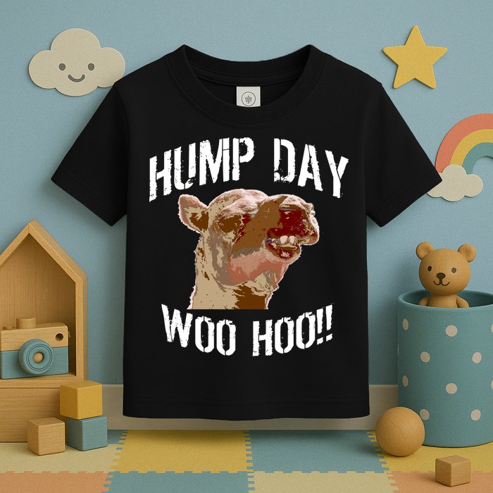 Hump Day Woo Hoo Camel Face Toddler T-Shirt