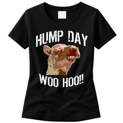 Hump Day Woo Hoo Camel Face Womens T-Shirt