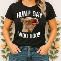 Hump Day Woo Hoo Camel Face Womens T-Shirt