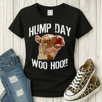 Hump Day Woo Hoo Camel Face Womens T-Shirt