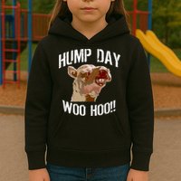 Hump Day Woo Hoo Camel Face Kids Hoodie