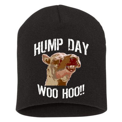 Hump Day Woo Hoo Camel Face Short Acrylic Beanie