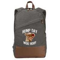 Hump Day Woo Hoo Camel Face Cotton Canvas Backpack