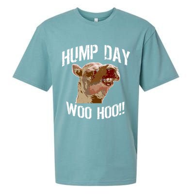 Hump Day Woo Hoo Camel Face Sueded Cloud Jersey T-Shirt